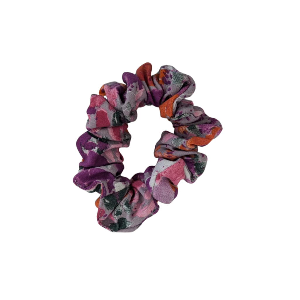 Lilac Bloom Scrunchie