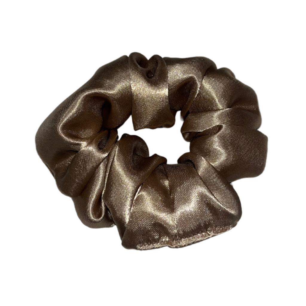 Golden Silk Scrunchie