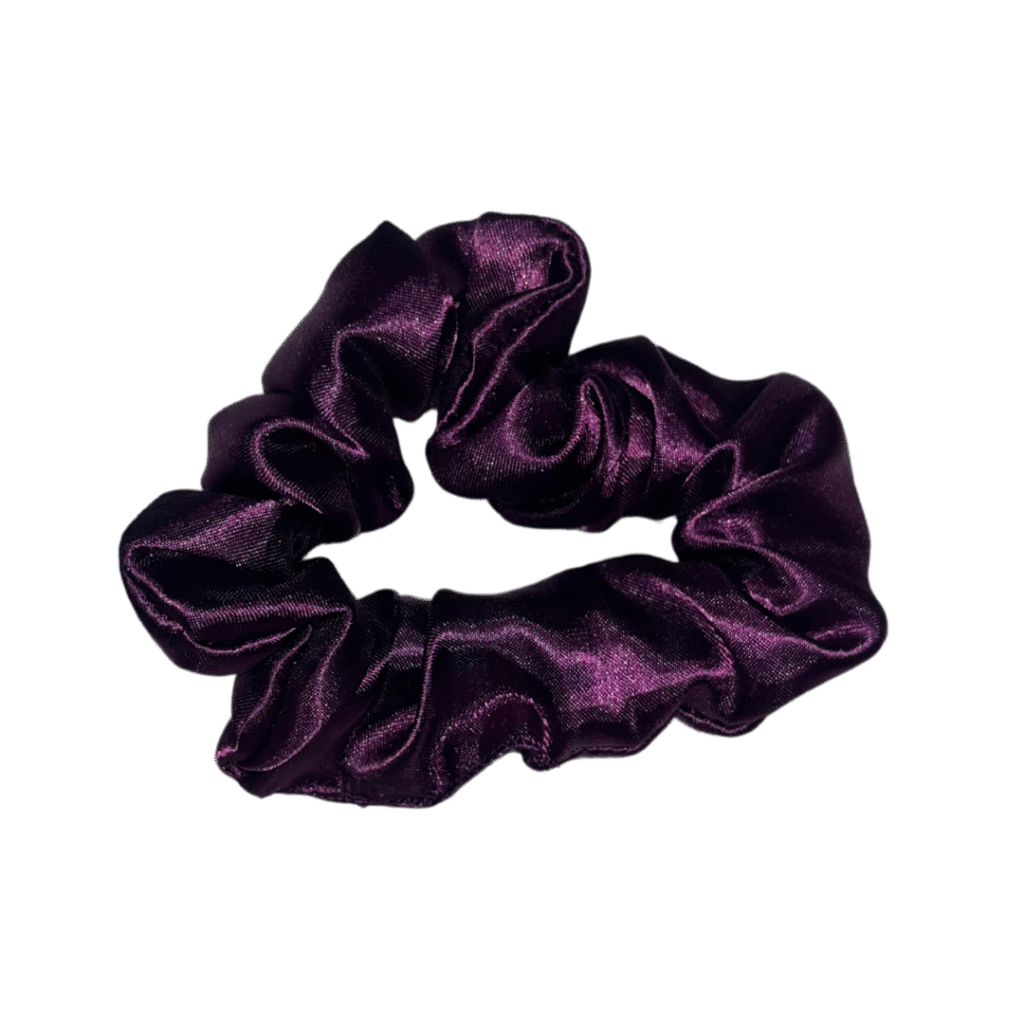 Voilet Silk Scrunchie